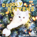 RED EMBER Cuddly Kittens 2026 Wall Calendar 12 Month | 12" x 24" Open | Thick & Sturdy Paper | Holiday Gift | Cute Kitten Cat Calendar 2026