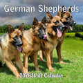 2026 German Shepherds Monthly Wall Calendar | Dog Calendar September 2025 - December 2026