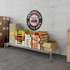 Regal Altair 21" Deep x 72" Wide x 8" Height Wire Shelving Kit | 1-Tier | NSF Commercial Storage Rack Unit