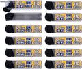 June Gold 1320 Pieces, 0.7 mm HB #2 Lead Refills, 12 Dispensers, 110 Pieces Per Dispenser, Medium Thickness, Break Resistant Lead/Graphite