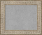 Amanti Art Silver Framed Magnetic Board 22x26 Small Vision Board for use with Magnets, 100% Metal Sheet to Display Items as Office Decor or for Home Organization in mudroom, Kitchen or Kids Room
