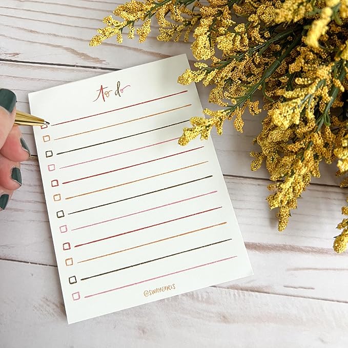 Swaygirls to do list notepad | Cute notepads | Custom notepads | Personalized notepad | To do stationary