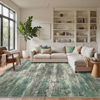 GENIMO 8x10 Area Rugs, Modern Living Room Rugs, Large Machine Washable Rug Non-Slip, Soft Pet Friendly Rugs for Bedroom, Playroom, Dining Room, Sage Green