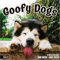 RED EMBER Goofy Dogs 2026 Wall Calendar 12 Month | 12" x 24" Open | Thick & Sturdy Paper | Holiday Gift | Kids Pooches Funny Puppy Dog Calendar 2026