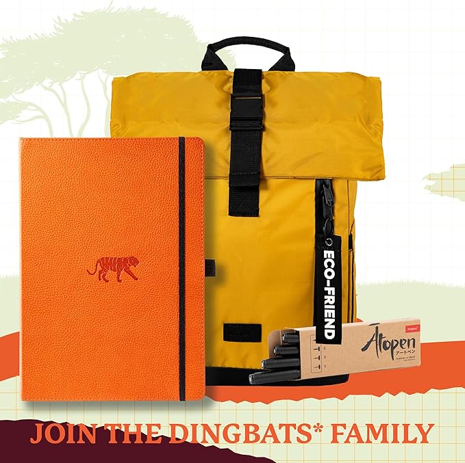 A4+ Orange Tiger Lined (Wildlife)