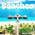 RED EMBER White Sand Beaches 2026 Wall Calendar 12 Month | 12" x 24" Open | Thick & Sturdy Paper | Holiday Gift | Nature Beach Calendar 2026