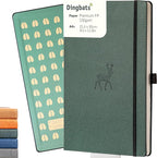 Dingbats* - Wildlife Squared Extra Large A4 Notebook - PU Leather Hardcover Journal for Work, Writing - Pocket, Elastic Closure, Pen Holder, Bookmark