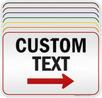 Custom Arrow Directional Sign by My Sign Center - Right Arrow, 12x18 Inches, 3M EGP Reflective, Rust Free .063 Aluminum, Fade Resistant, Made in USA