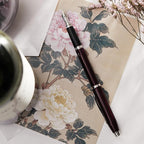Cross Century II Black Lacquer with Chrome Plated Appointments and Polished Stainless Steel Medium Nib Fountain Pen
