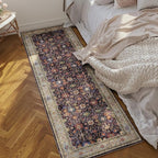 Rugcomf Runner Rug for Hallways Kitchen Rug Non Slip 2'6''x8' Washable Rugs with Rubber Backing Soft Carpet Runner for Hallways, Kitchen, Laundry, Bedroom, Bathroom (Dark Espresso)