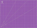 KC GLOBAL A2 (25"x19") Professional Grade Self-Healing Cutting Mat (Purple) - Odor-Free, Double-Sided, eco-Friendly, Durable. Premium Desk mat for Crafting, Sewing, Quilting and Art Projects