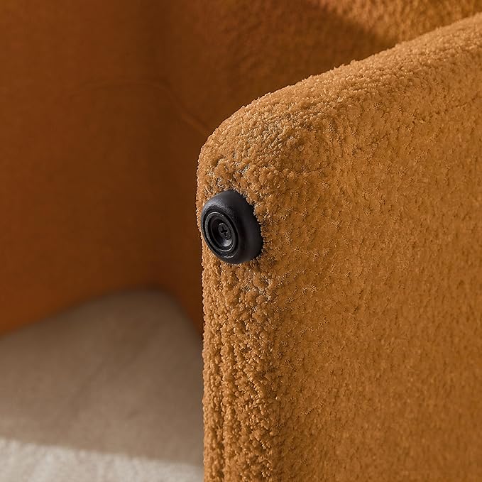 VANOMi Small Footstool Ottoman, Multi-Functional Modern Foot Stool, Sofa Footrest Extra Seating for Living Room, Entryway, Hallways and Bedrooms, Small, Curry