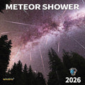 windrio 2026 Wall Calendar, Calendar 2026, July 2025 - December 2026, Wall Calendar Meteor Showe, 12" x 24" Opened,Full Page Months Thick & Sturdy Paper for Calendar Organizing & Planning