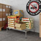 Regal Altair 24" Deep x 36" Wide x 8" Height Wire Shelving Kit | 1-Tier | NSF Commercial Storage Rack Unit