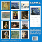 2026 Art Masterpieces Monthly Wall Calendar - Famous Paintings including Monet, Van Gogh, Rembrandt| Iconic Paintings Calendar 2025-2026