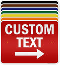 Custom Arrow,Custom Directional Sign, Right Arrow, 18x24 Inches, 3M EGP Reflective, Rust Free .080 Aluminum, Fade Resistant, Made in USA by My Sign Center