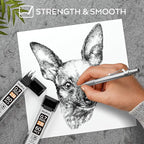 Nicpro 600pcs Mechanical Pencil Refills 0.7 mm, Break Resistant Mechanical Pencil Refills 2B, 60 Pack Per Tube, 10 Tubes