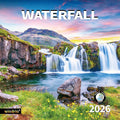 2026 Wall Calendar,Calendar 2026, November 2025 - December 2026, Wall Calendar Waterfall, 12" x 24" Opened,Full Page Months Thick & Sturdy Paper for Calendar Organizing & Planning