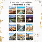 RED EMBER India 2026 Wall Calendar 12 Month | 12" x 24" Open | Thick & Sturdy Paper | Holiday Gift | Travel Calendar 2026