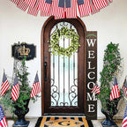 Tall Outdoor Welcome Sign, 6ft Brown Rustic Modern Farmhouse Welcome Sign for Front Door & Porch Decor, Fall Home Decor