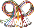 Garbage Can Bands Trash Can Bands Set of 8, Adjustable Large Trash Can Rubber Bands Fits 8-33 Gallon Kitchen Office