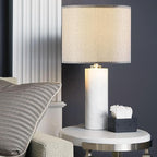 Set of 2 Large Drum Lamp Shades Modern Lamp Shade 16" Top x 16" Bottom x 12" High (Spider) Gray Lampshade for Floor Lamps Table Lamps - Lampshades Replacement By GO&SO