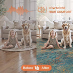 GENIMO Washable Area Rugs for Living Room, 10x14 Vintage Non Slip Rugs, Low Pile Lightweight Soft Print Rug for Bedroom, Dining Room, Home Office, Dark Blue Green