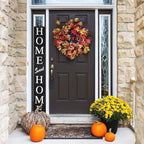 Home Sweet Home Sign for Front Door, Wood Rustic Front Porch Décor, Farmhouse Porch Sign Decorations, Outdoor Signs for Porch, Indoor Outdoor Decorations, Vertical 6ft (Black)