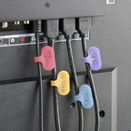 Wrap-It Storage Cable Labels - Oval, Macaron (36 Pack) - Write On Cord Labeler Wire Label Tags