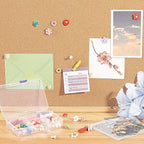 78 Pieces Push Pins Set Cute Thumb Tacks Decorative Flower Push Pins for Wall Cork Board Bulletin Boards with Storage Box