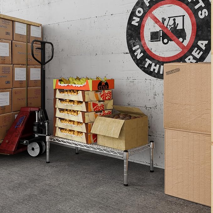 Regal Altair 14" Deep x 30" Wide x 8" Height 1-Tier Wire Shelving Kit | NSF Commercial Storage Rack Unit