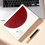 CAGIE Lined Journal for Women, 100GSM Leather Journals for Writing with Buckle Closure,A5 Hardcover Diary Journaling Notebooks for Business Work School Note Taking 5.9" x8.59 (Red)