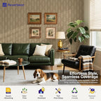 Reverbeon 6 PCS Acoustic Panels, 23.6x23.6 Inch Sound Absorbing Panels, Decorative Acoustic Wall Panels for Recording and Home Studio, Office with Double-Sided Adhesive Tape