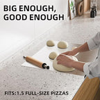 KORVOS Stainless Steel Cutting Boards for Kitchen, Food Grade 304 Stainless Steel Cutting Board with Lip, Metal Prep Board for Meat Fruits & Baking, 15.7" x 19.7"