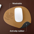 GREEDY FARMERS Mouse pad, Non-Slip Washable Waterproof Computer Mouse pad (Moroco Camel)