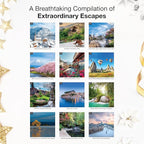 RED EMBER Beautiful Places 2026 Wall Calendar 12 Month | 12" x 24" Open | Thick & Sturdy Paper | Holiday Gift | Travel Calendar 2026