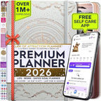 Law of Attraction Planner 2026 Deluxe with Productivity App | Weekly & Monthly Goal-Setting Planner, Life & Gratitude Journal | Include Foldable Vision Board, Gift Box & Stickers