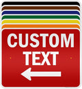 Custom Arrow,Custom Directional Sign, Left Arrow,18x24 Inches, 3M EGP Reflective, Rust Free .080 Aluminum, Fade Resistant, Made in USA by My Sign Center
