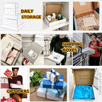 JOWLOT 12x9x2 inch Small Shipping Boxes Set of 25, White Corrugated Cardboard Box Literature Mailer for Mailing Packing Moving and Storage