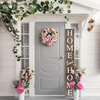 Home Sweet Home Sign for Front Door, Wood Rustic Front Porch Décor, Farmhouse Porch Sign Decorations, Outdoor Signs for Porch, Indoor Outdoor Decorations, Vertical 6ft