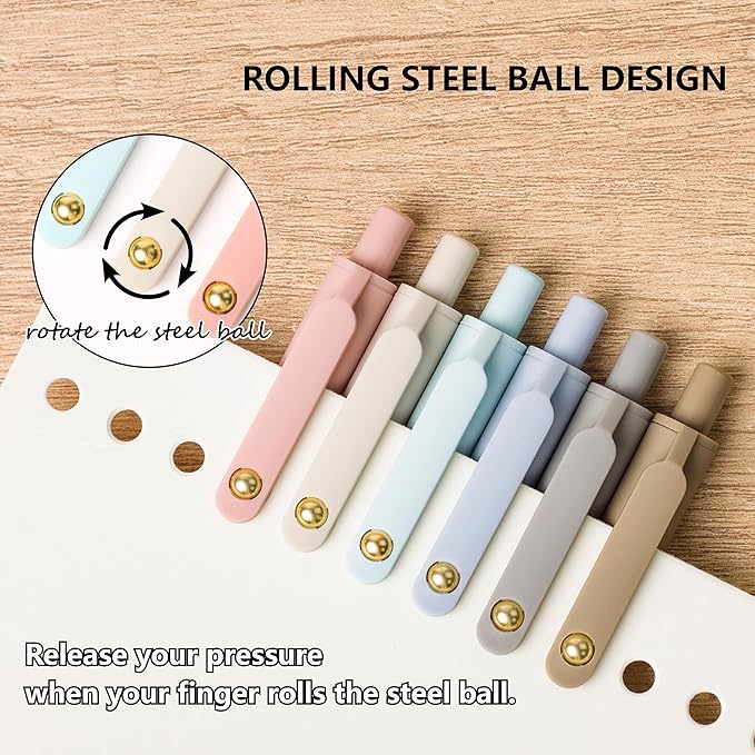 CRYLLIS Gel Pens,12 Pcs Black Ink Pens,Smooth Writing Nursing,Fine Point (0.5mm),Office Supplies Pack,Quicky Dry,Cute Pen For Teen Girls, Desk Accessories For Women,Valentines Party Favors
