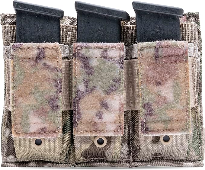 Tacticon P1 P2 P3 BattlePouch | Universal Pistol Mag Pouch | Combat Veteran Owned Company | Molle Single Double Triple Pistol Magazine Holster for Ammo | Tactical Bag Accessories Holder