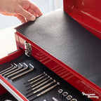 Precision Defined Professional Grade Tool Box Liner, Black | Tool Box Drawer Liner, Shelf Liner Non Slip Mat, Thick Cabinet Shelf Liner, Toolbox Drawer Liners, Tool Chest, Workbench Mat (24 ft x 18")