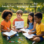 Board Geeks Mini Dry Erase Board for Kids, 3-Pack - 9x12-Inch Small White Boards for Students and Teachers - Double-Sided, Portable, and Easy-to-Clean Writing Boards for Classroom, Office, or Home