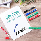Ezzgol Dry Erase Markers Bulk, 72 Pack Basic Multi-color Red Blue Black Green Low Odor Whiteboard Markers, Chisel Tip Dry Erase Markers for Writing on Dry Erase Whiteboard for School, Office, Home