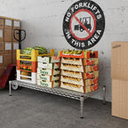 Regal Altair 21" Deep x 48" Wide x 8" Height Wire Shelving Kit | 1-Tier | NSF Commercial Storage Rack Unit
