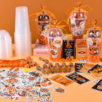 LiYiQ 247 Pcs Basketball Party Supplies Return Gifts for Party, Student Stationery Gifts from Teacher Rewards Prizes, Pencil Erasers Notebooks Stickers for Basketball Classroom Birthday