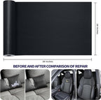 Leather Repair Patch Tape Kit, Self Adhesive Leather Repair for Furniture, Couch, Sofa, Car Seats,Office Chair,Vinyl Repair Kit.30inx16in