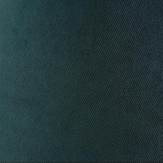 Green Velvet Lampshades Set of 2 Medium Drum Lamp Shade 13" Top x 13" Bottom x 10" High (Spider) Modern Lamp Shade - Ideal for Table & Floor Lamps - Lampshades Replacement - By GO&SO
