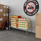 Regal Altair 14" Deep x 36" Wide x 8" Height 1-Tier Wire Shelving Kit | NSF Commercial Storage Rack Unit